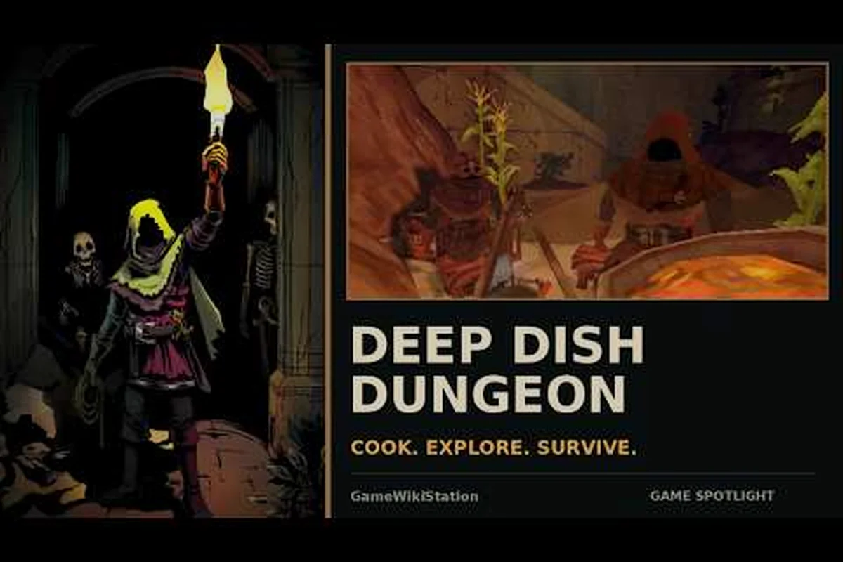 Deep Dish Dungeon Lagerfeuer verwenden: Kochen, Lagern & Zurückkehren